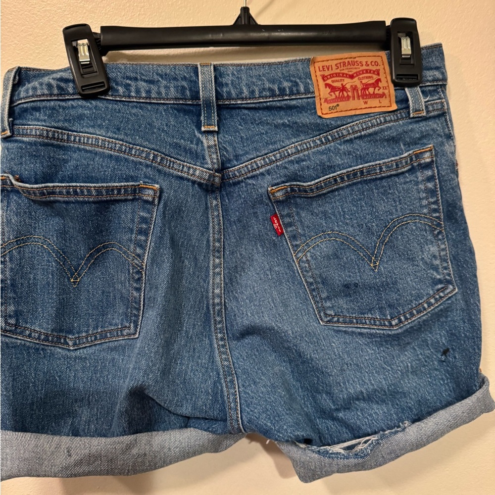 Levi's Classic Blue Jean Shorts cutoffs
